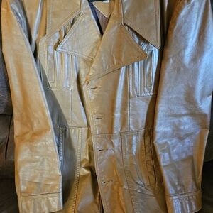 Men's Tan Leather Jacket